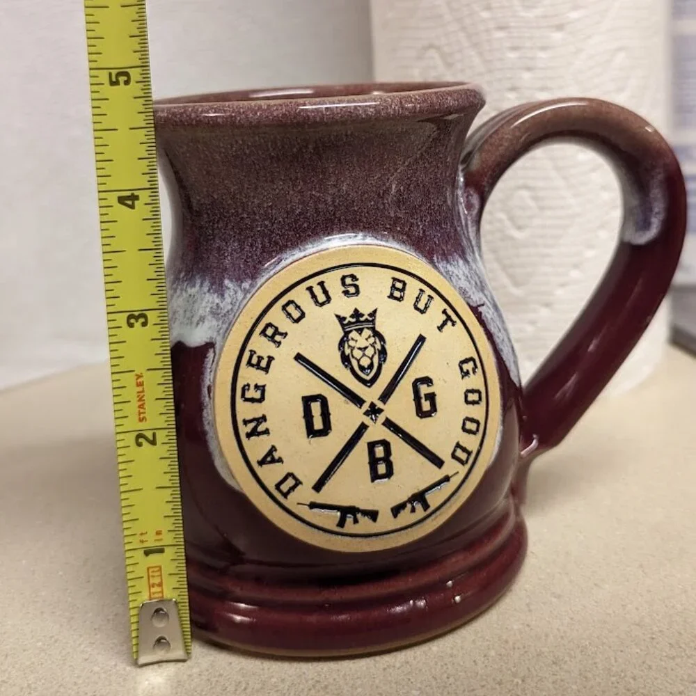 Dangerous But Good Maroon coffee  ceramic Coffee Tea mug